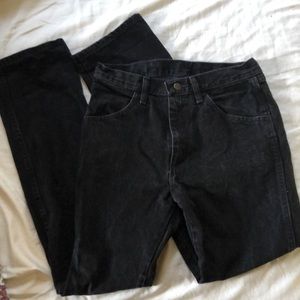 Rustler Brand Black 100% Cotton Straight Leg Jeans Men’s 30 x 32